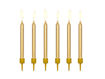 Picture of BIRTHDAY CANDLES PLAIN GOLD - 6 PACK